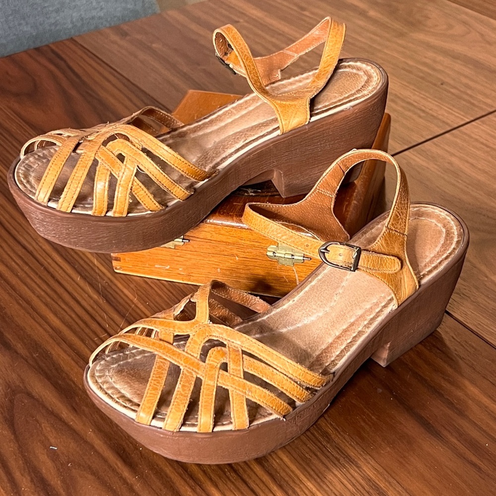 Jafa shoes, mustard tan, made in Israel